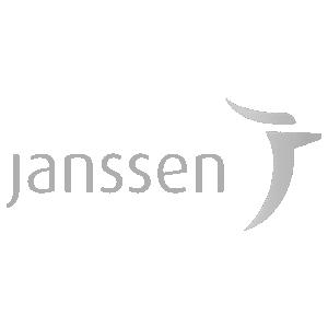 Janssen Pharmaceutical logo to symbolize Tambra's recent voiceover client
