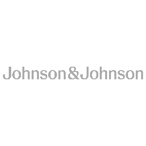 Johnson & Johnson logo to symbolize Tambra's recent voiceover client